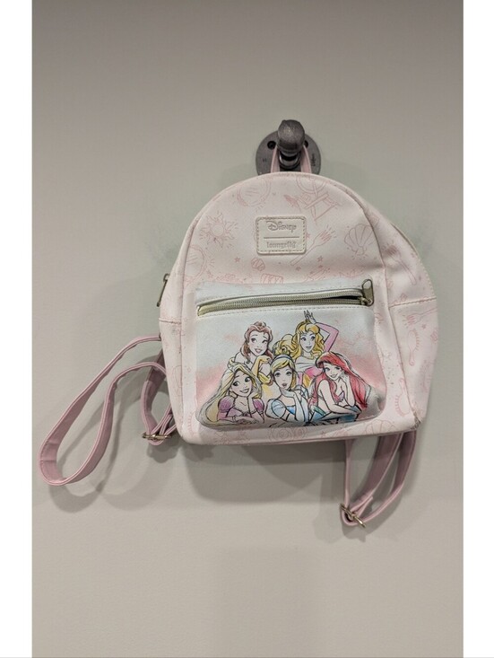 Loungefly Handbags - Disney Loungefly Princess Icons Mini Blackpack